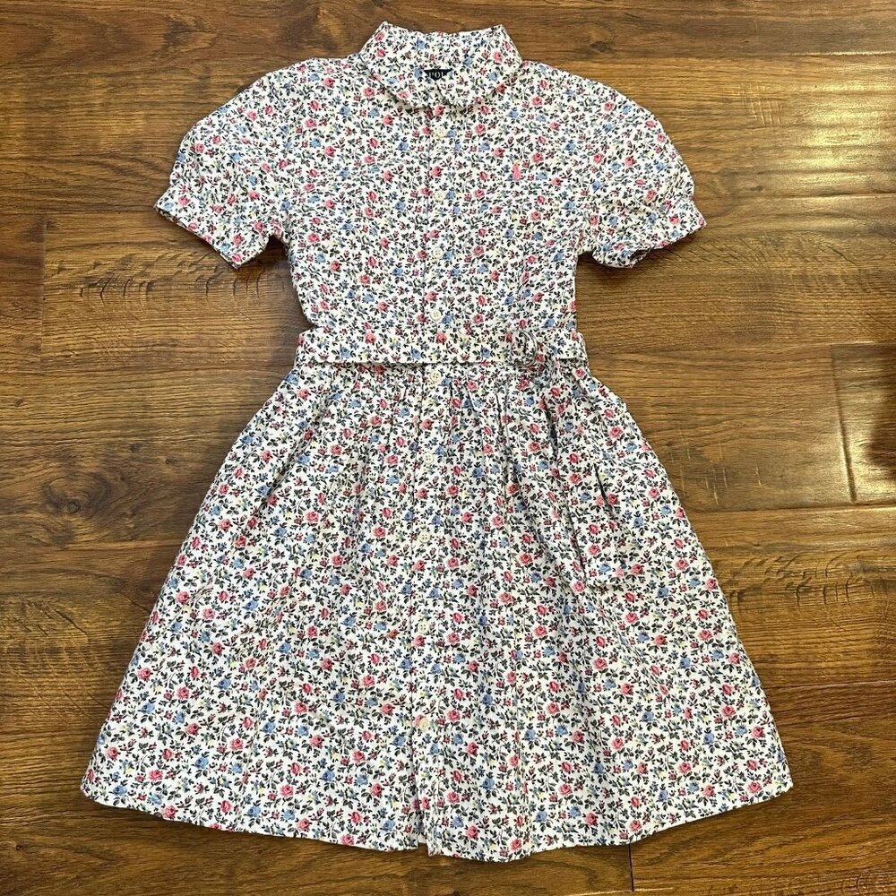 Polo Ralph Lauren floral belted shirt dress